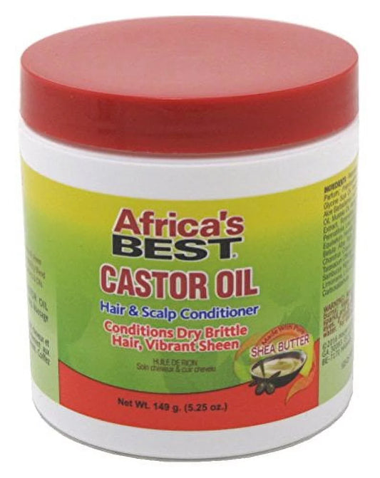 Africas Best Castor Oil Hair & Scalp Conditioner, 5.25 Oz