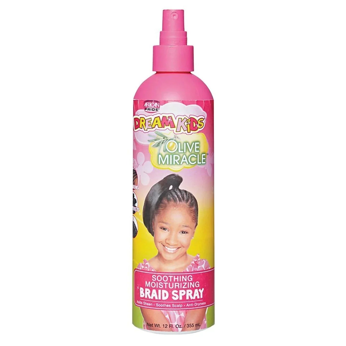 Dream Kids Olive Miracle Soothing Moisturizing Braid Spray 12 Oz