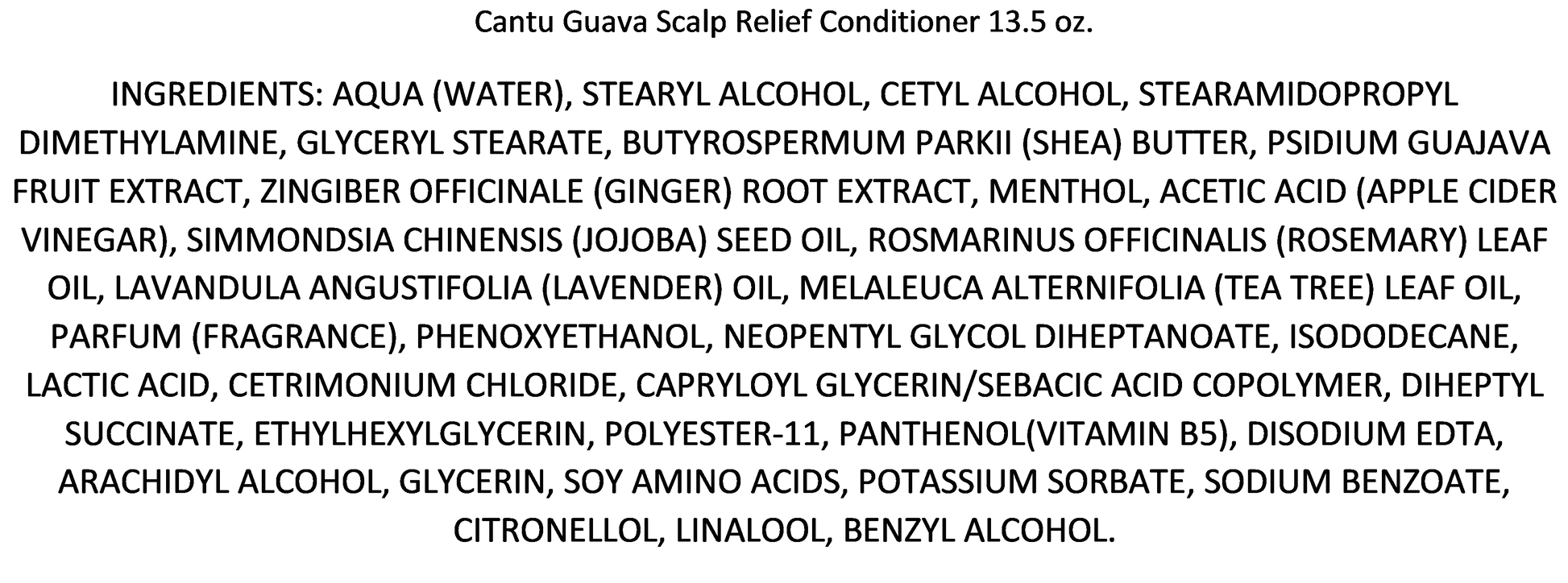 Guava Scalp Relief Conditioner, 13.5 Fl Oz